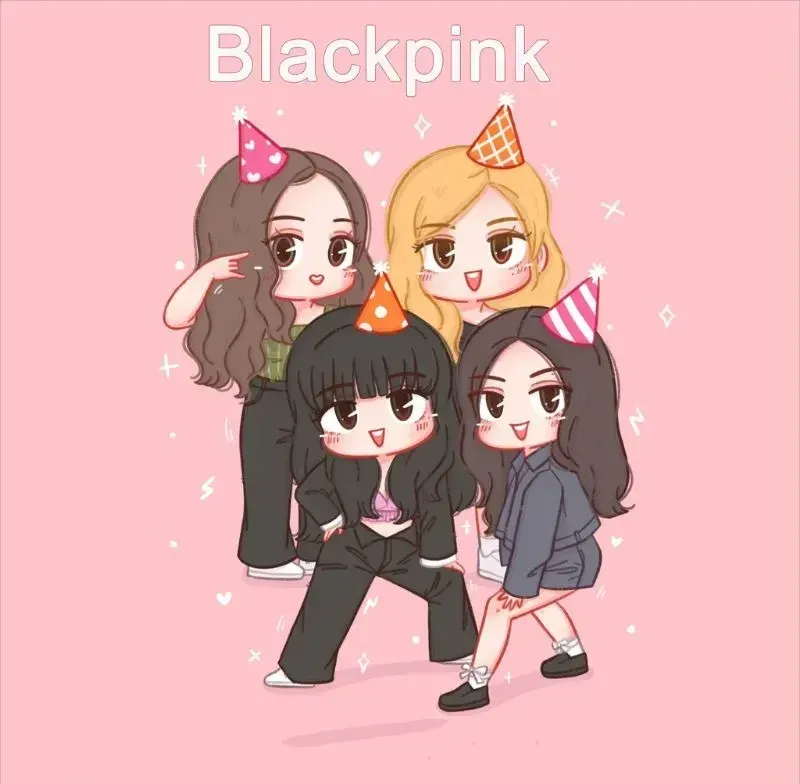 ảnh chibi blackpink 46