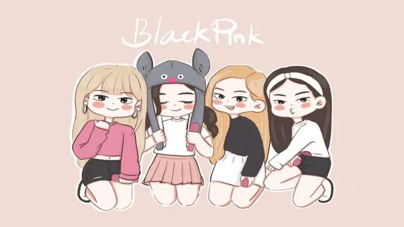 ảnh chibi blackpink 49