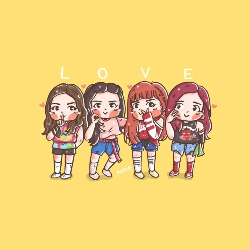 ảnh chibi blackpink 53