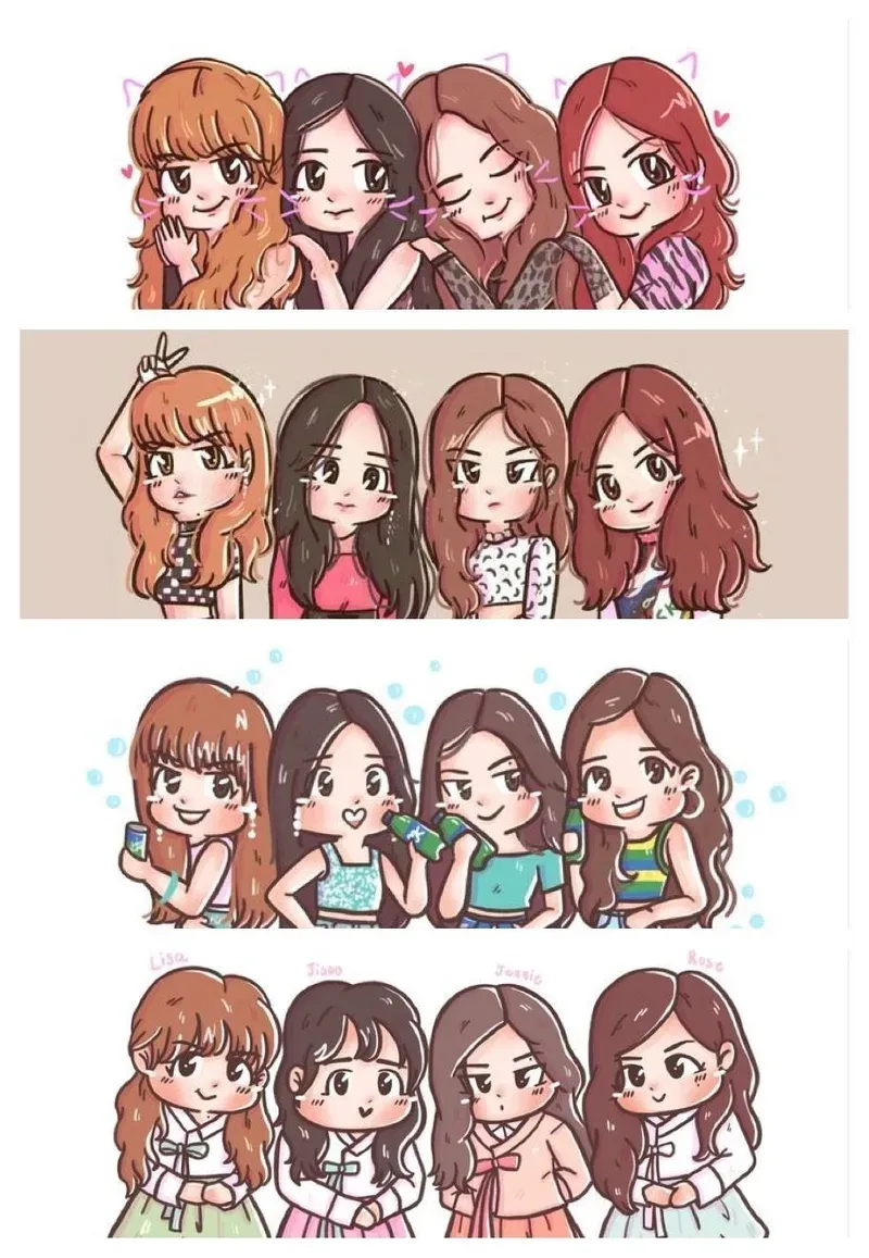 ảnh chibi blackpink 55