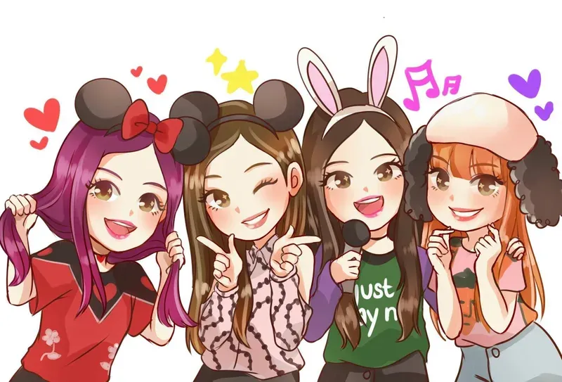 ảnh chibi blackpink 57