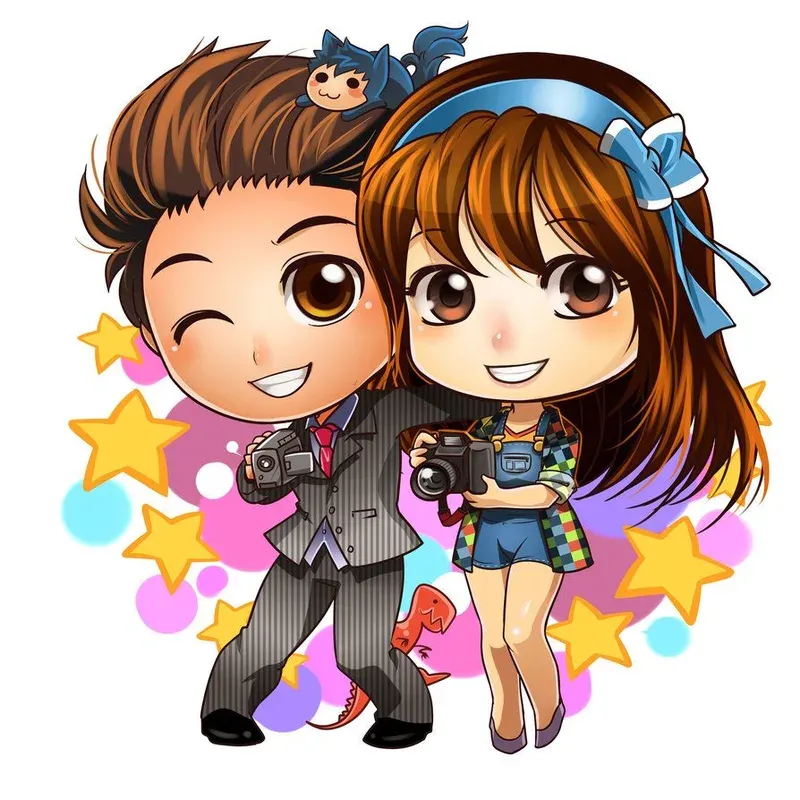 ảnh chibi cặp đôi 21