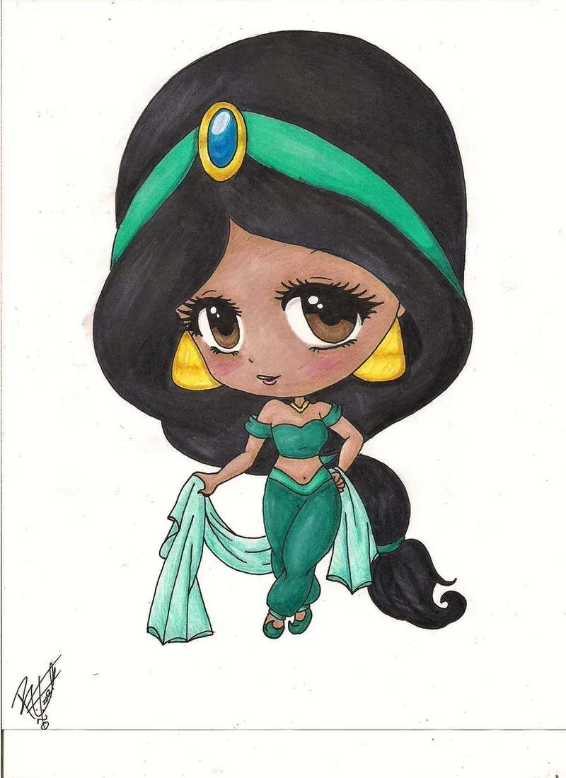 ảnh chibi công chúa disney 13