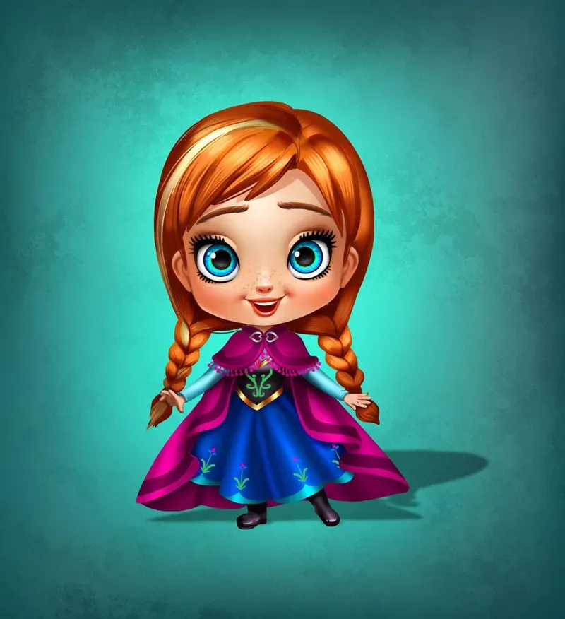 ảnh chibi công chúa disney 20