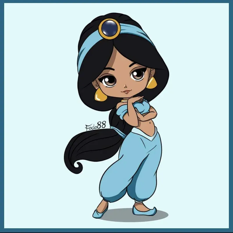 ảnh chibi công chúa disney 27