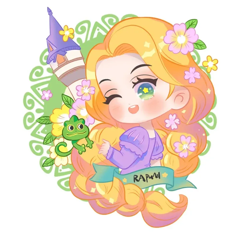 ảnh chibi công chúa disney 37