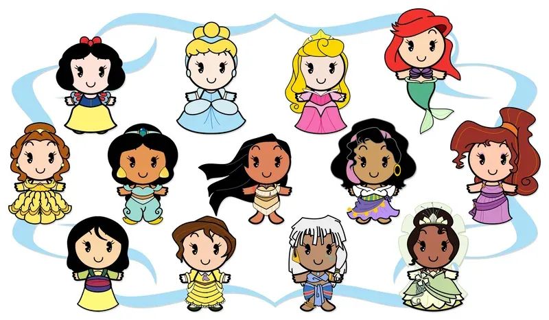 ảnh chibi công chúa disney 41