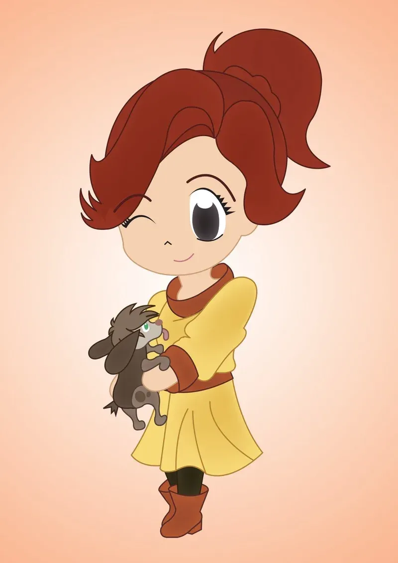 ảnh chibi công chúa disney 42