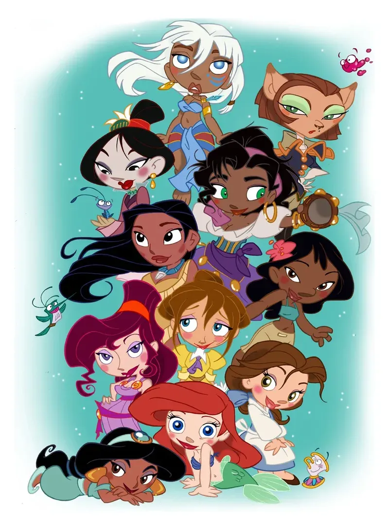 ảnh chibi công chúa disney 47