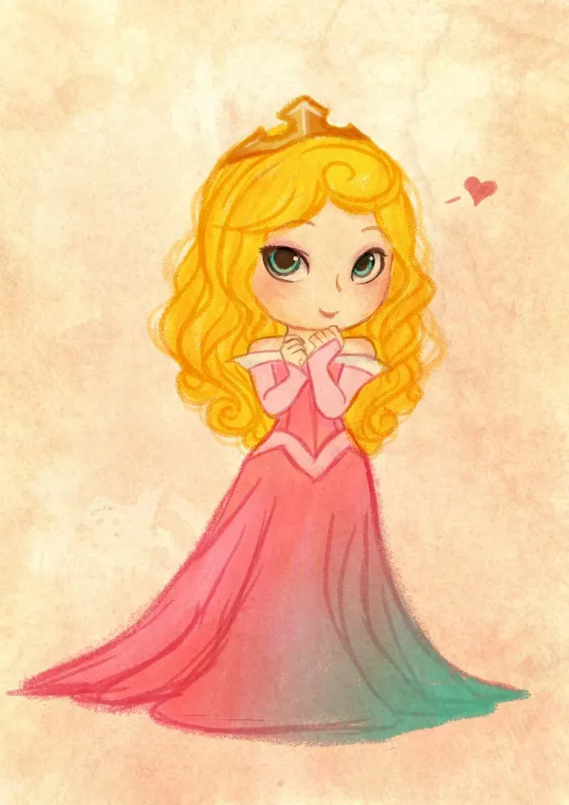 ảnh chibi công chúa disney 51