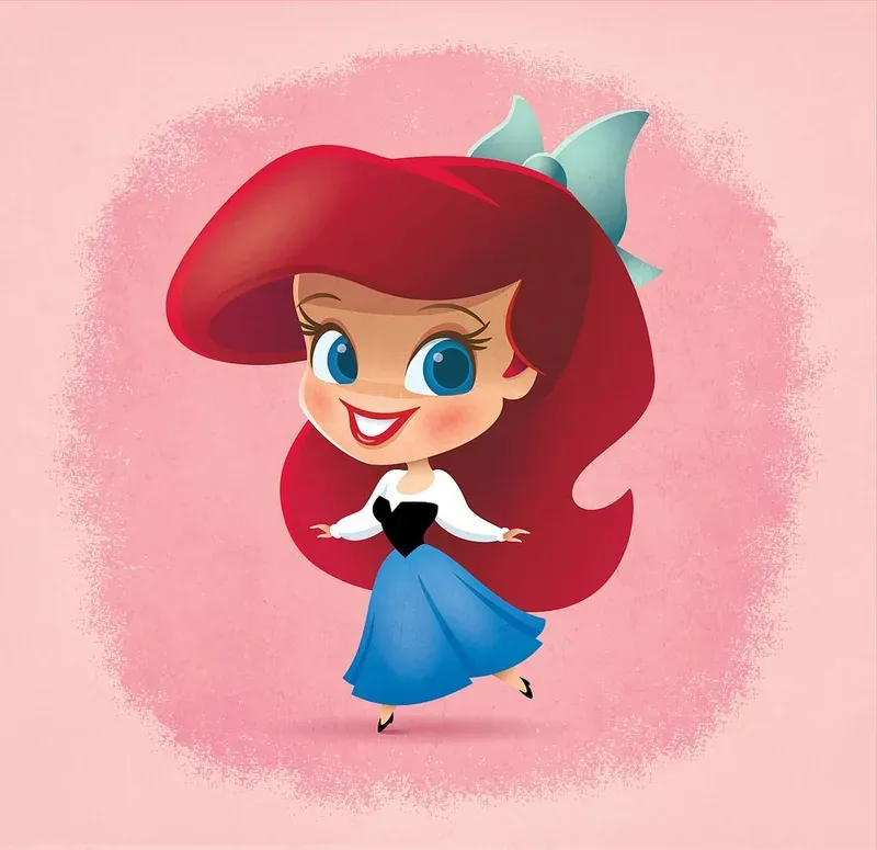 ảnh chibi công chúa disney 53