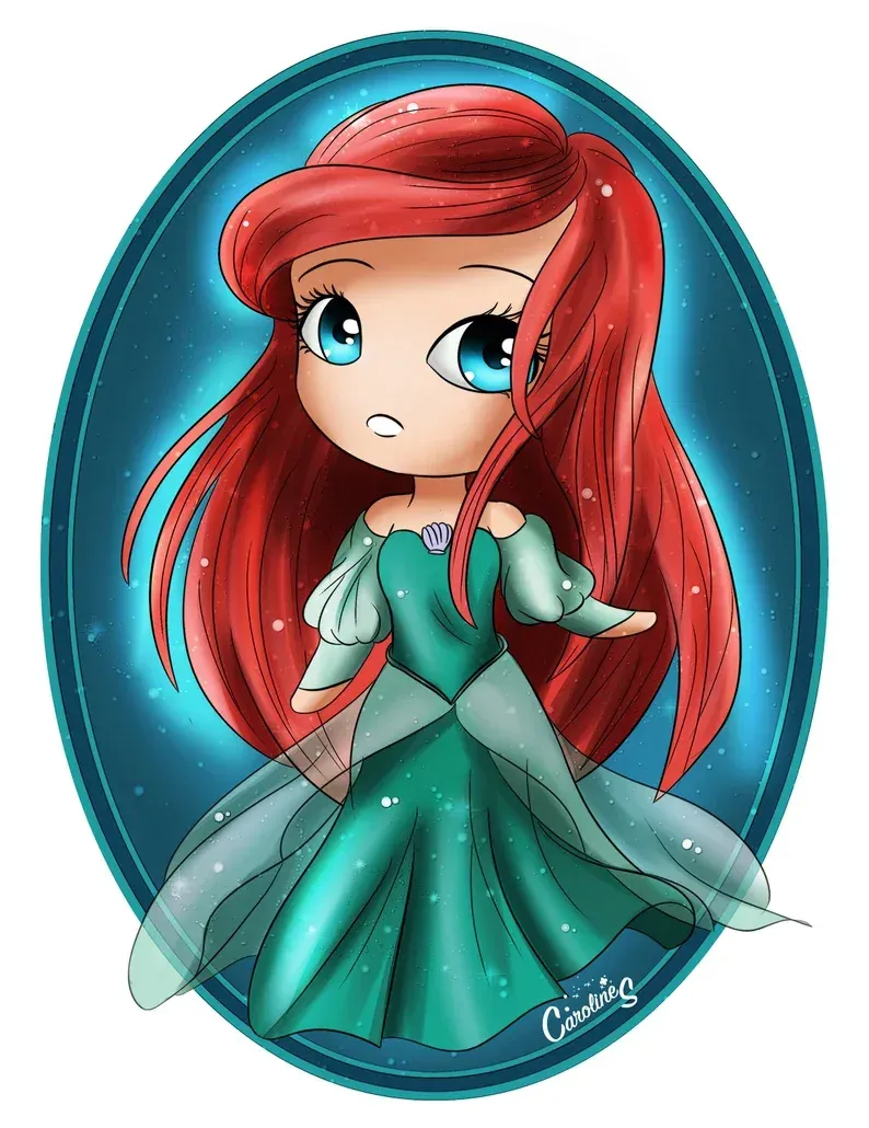 ảnh chibi công chúa disney 65