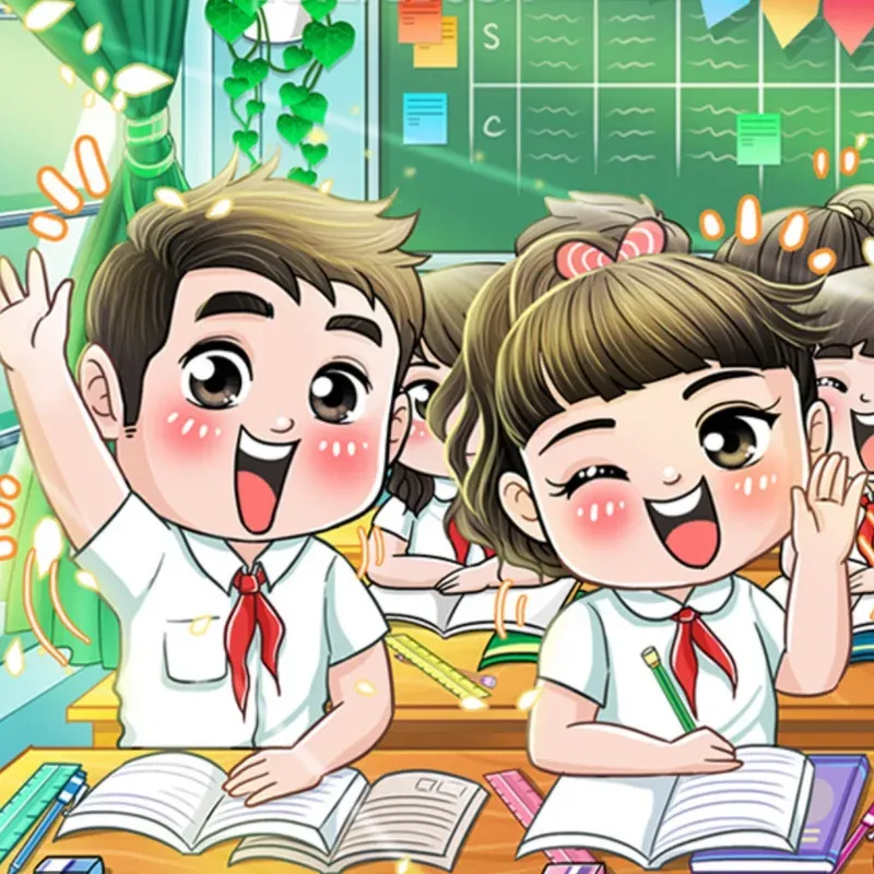 ảnh chibi học sinh 19