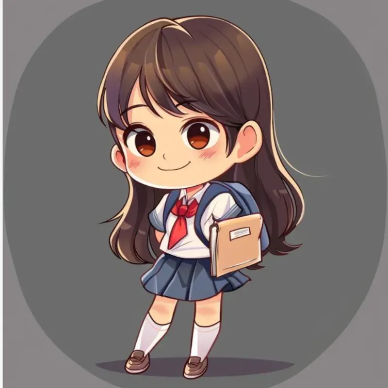 ảnh chibi học sinh 27