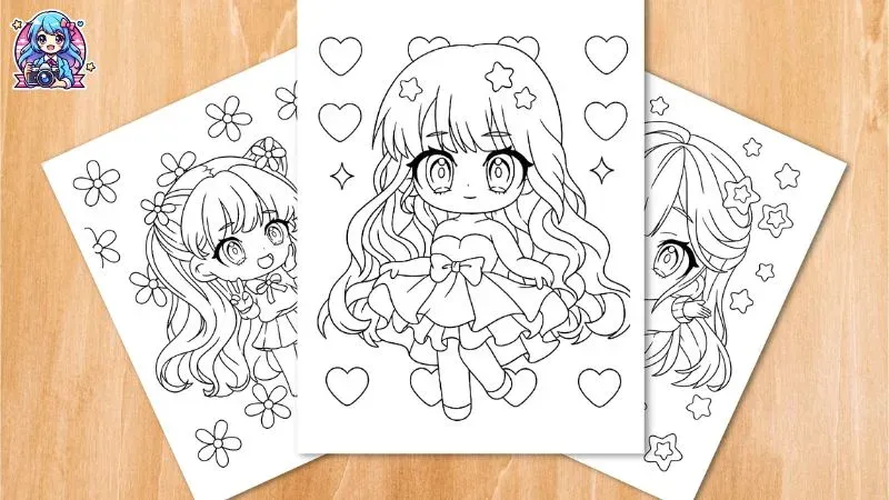 Tổng hợp 222+ hình ảnh chibi không màu chất lượng cao