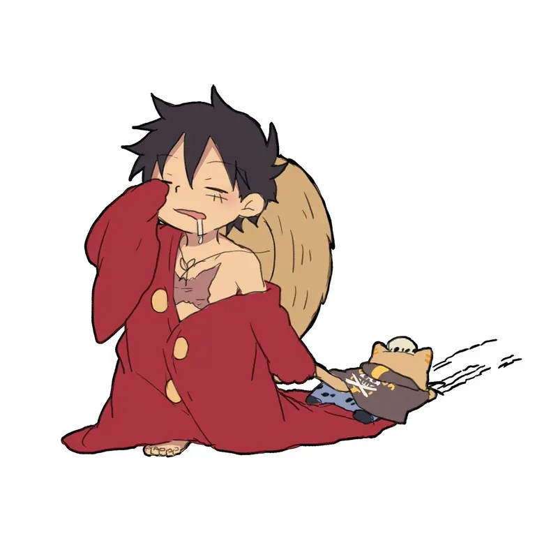 ảnh chibi luffy 1