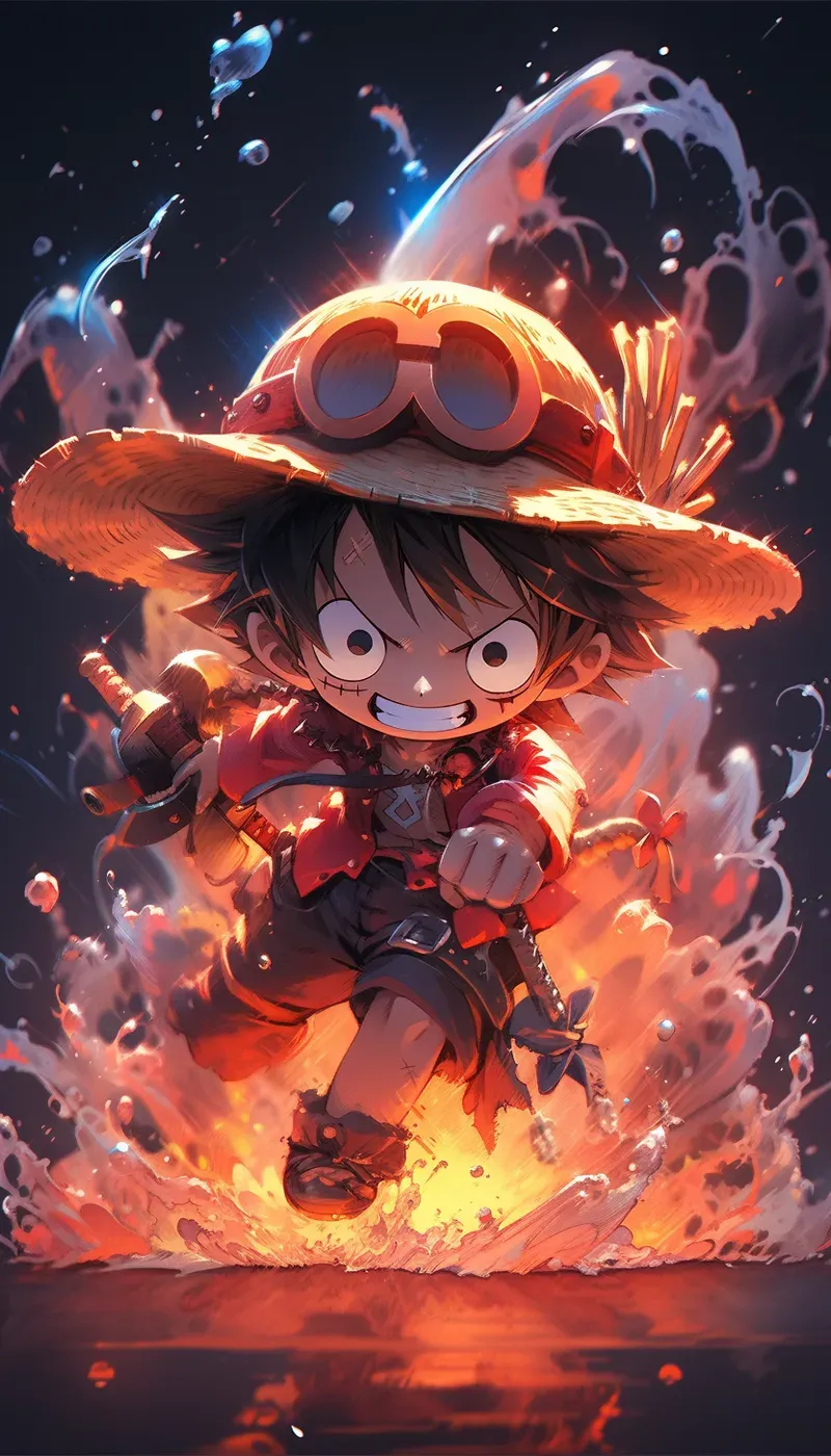 ảnh chibi luffy 9