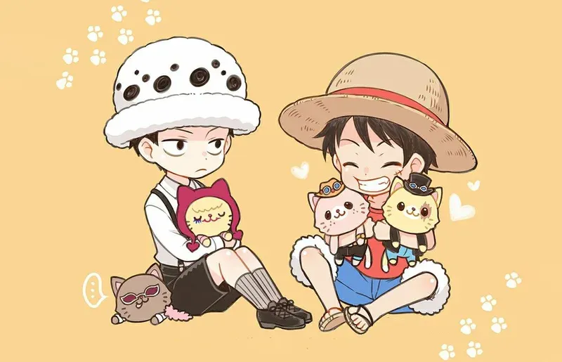 ảnh chibi luffy 34