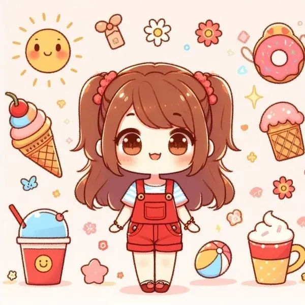 ảnh chibi nữ cute 26