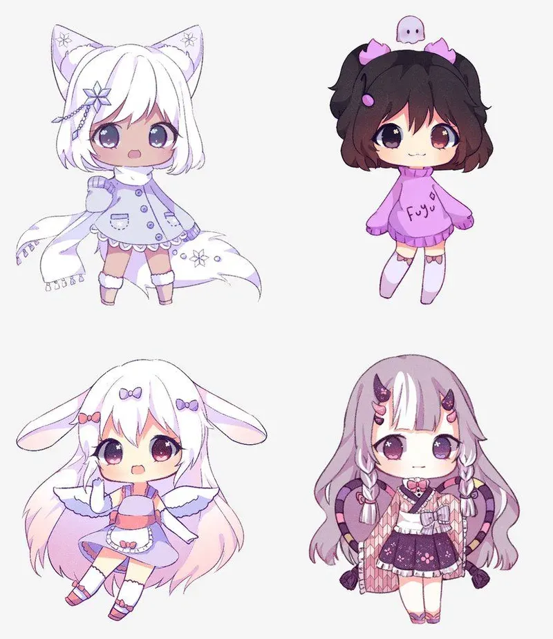 ảnh chibi nữ cute 42