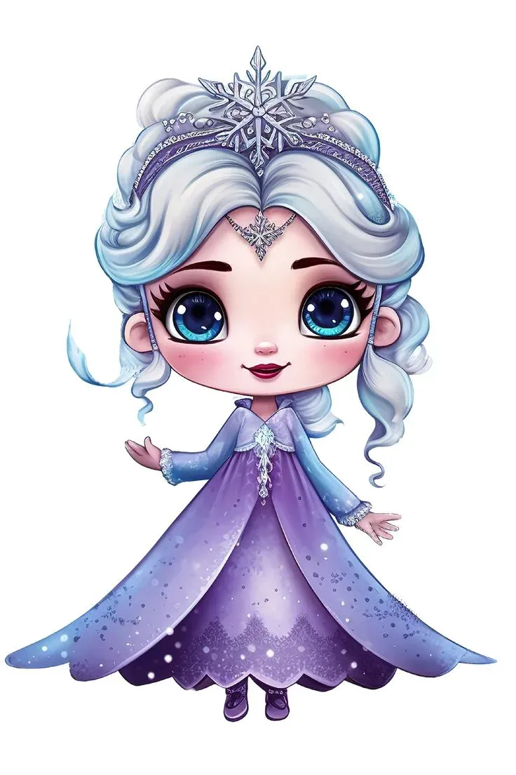 ảnh công chúa elsa chibi  15