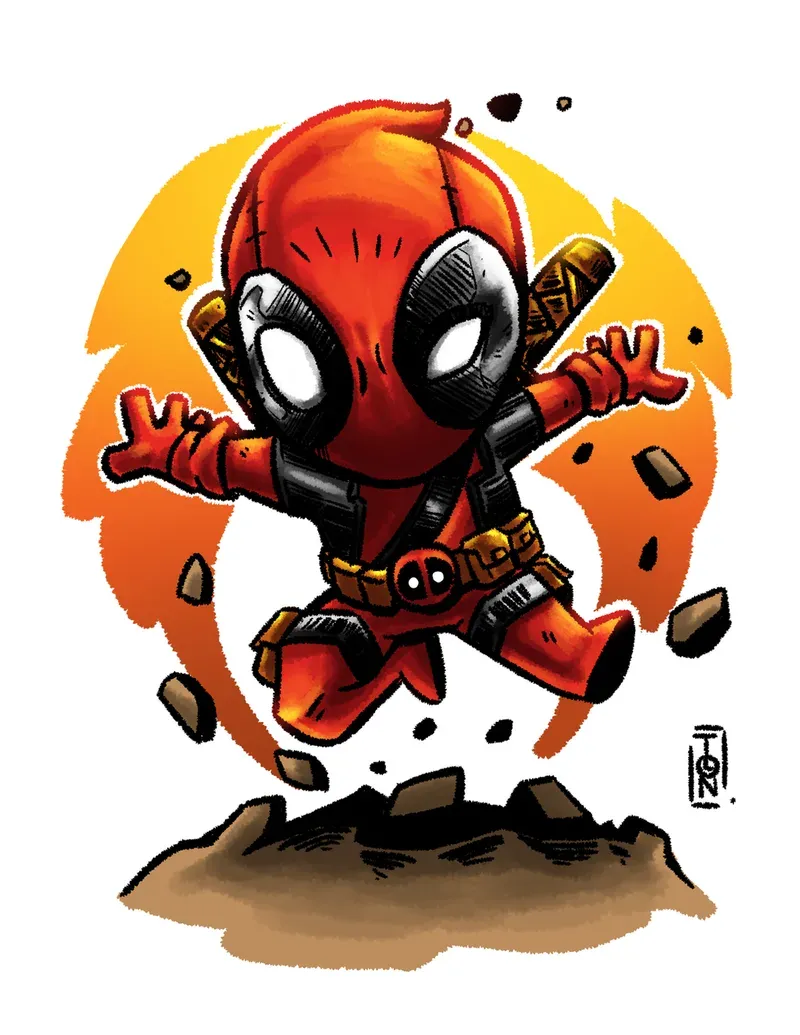 ảnh Deadpool Chibi 36