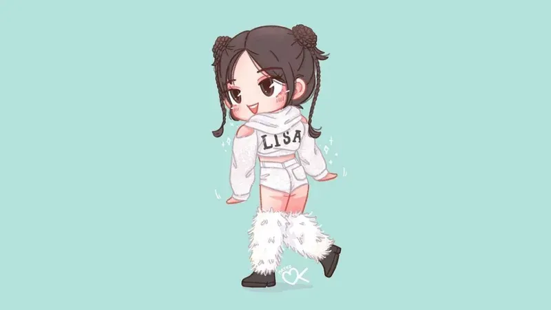 ảnh lisa chibi 43