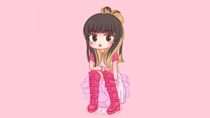 ảnh lisa chibi 44