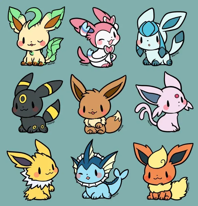 ảnh pokemon chibi cute 19