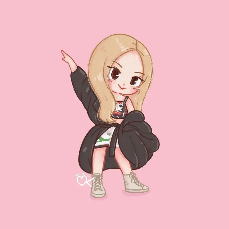 ảnh Rosé chibi 25