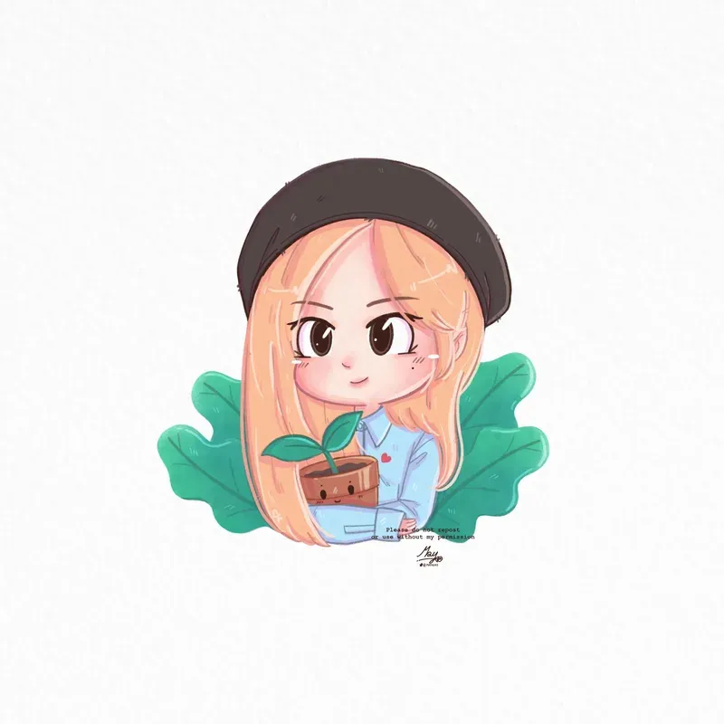 ảnh Rosé chibi 29