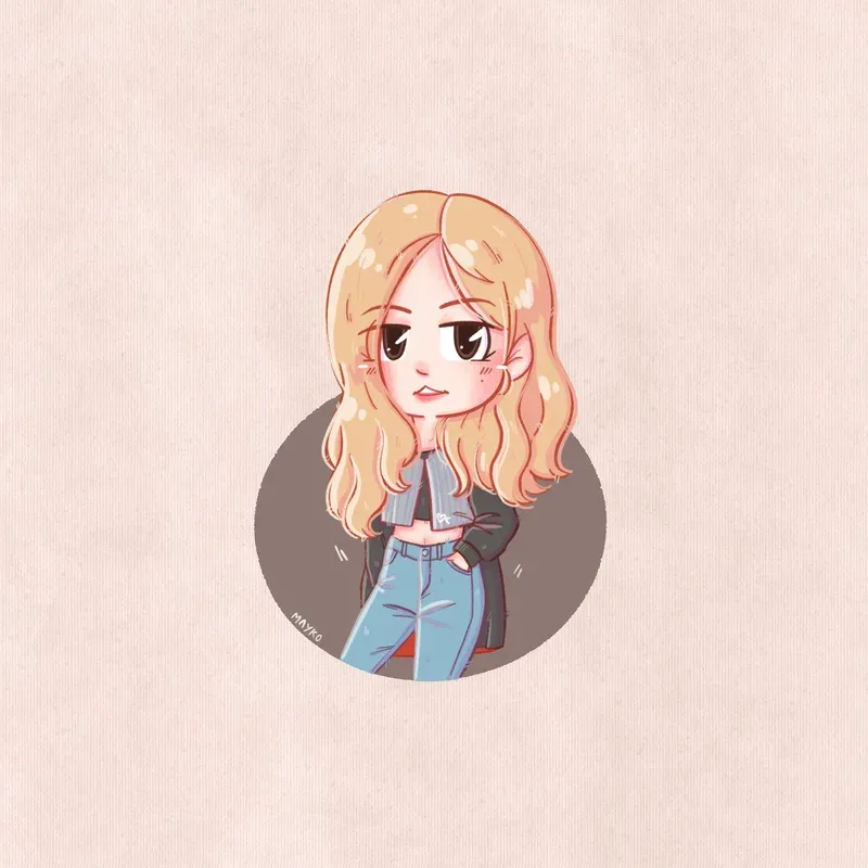 ảnh Rosé chibi 34