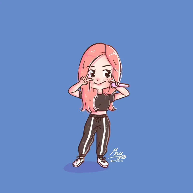 ảnh Rosé chibi 43