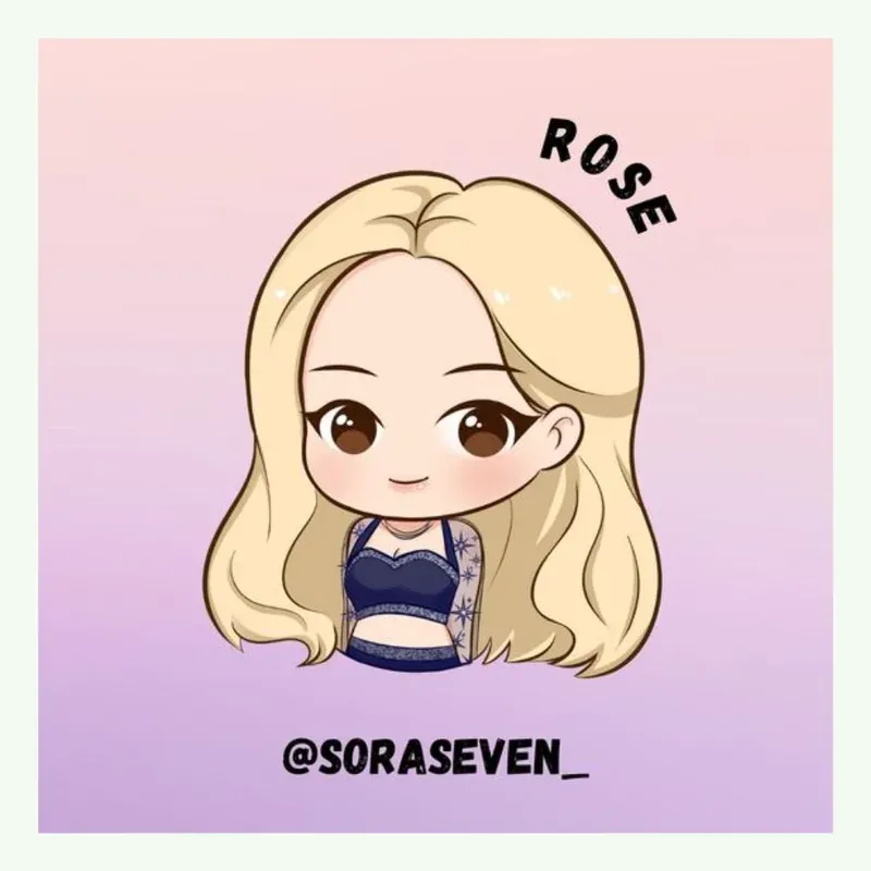 ảnh Rosé chibi 57