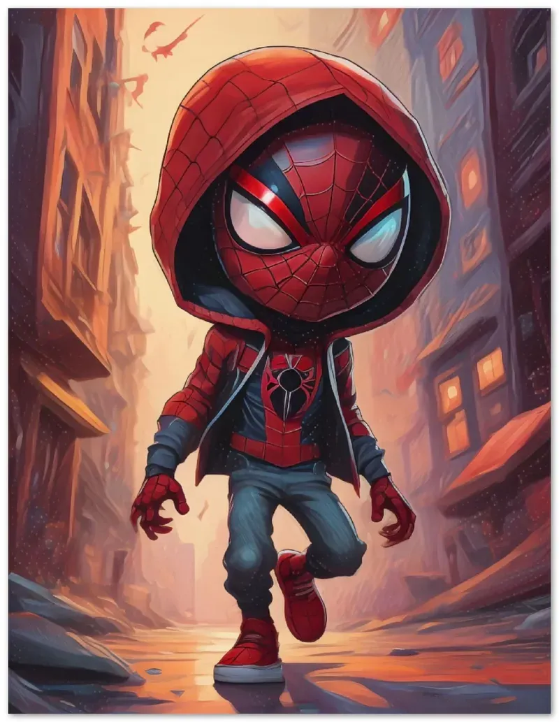 ảnh Spiderman Chibi 2