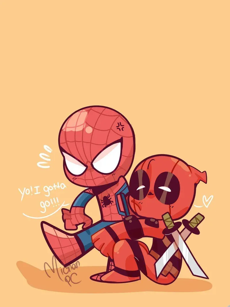 ảnh Spiderman Chibi 7