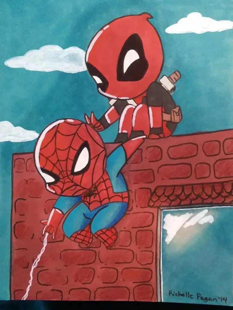 ảnh Spiderman Chibi 9