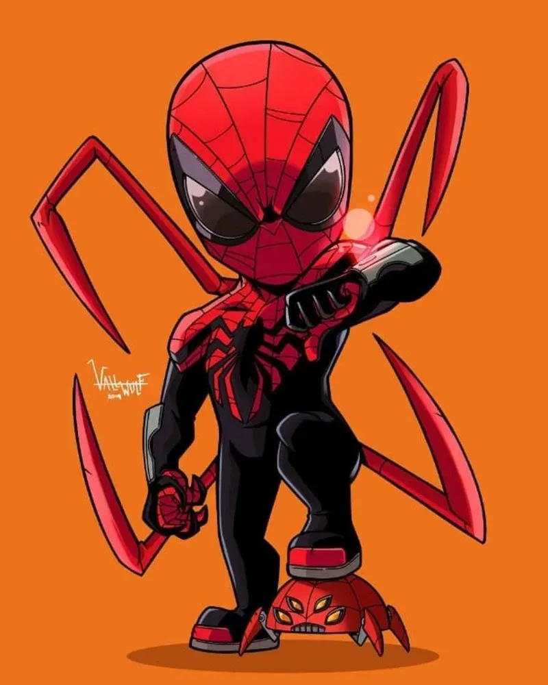 ảnh Spiderman Chibi 22