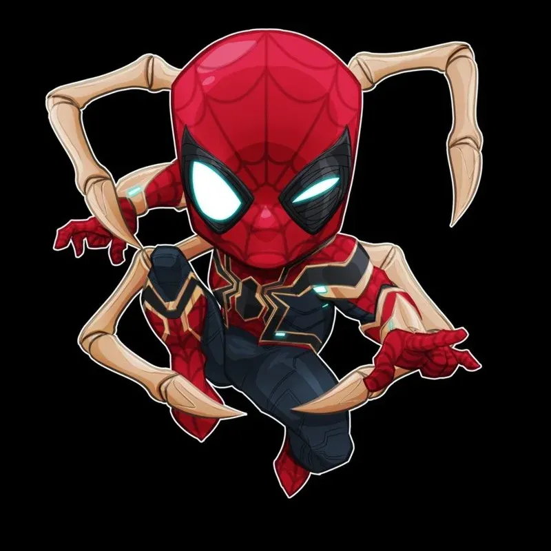 ảnh Spiderman Chibi 23