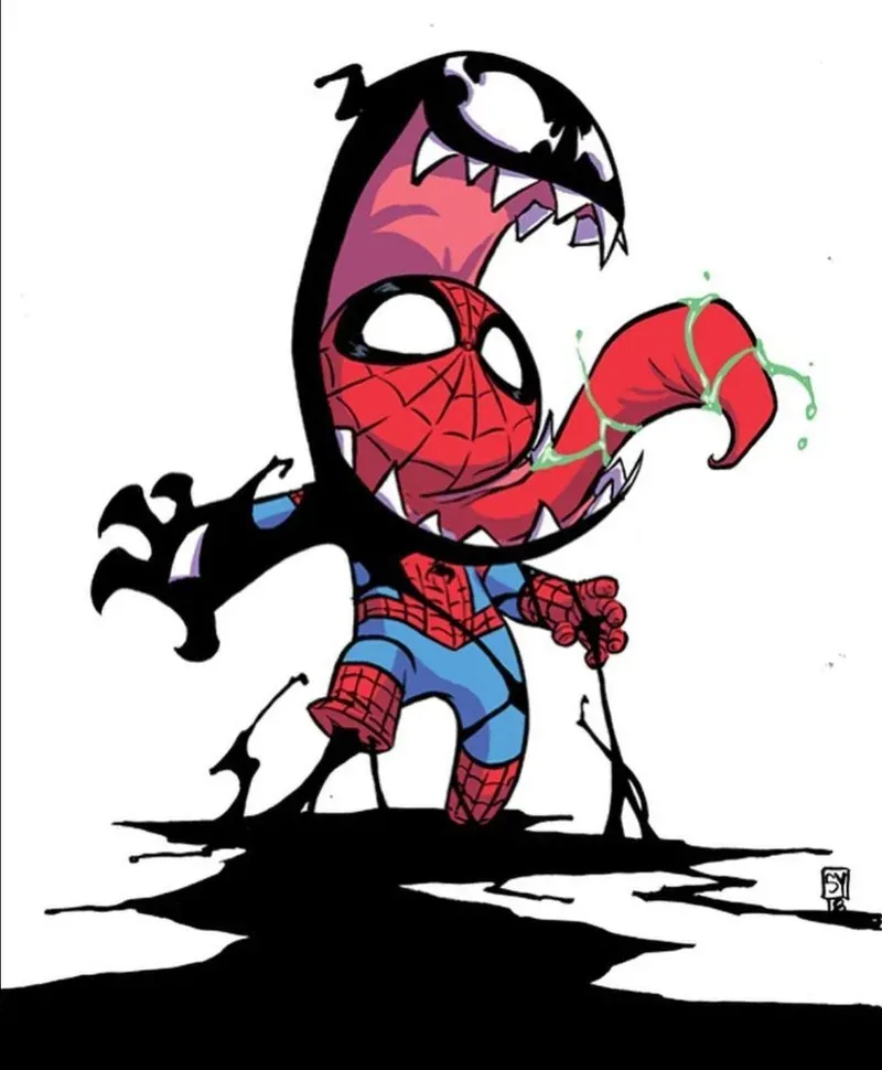 ảnh Spiderman Chibi 25