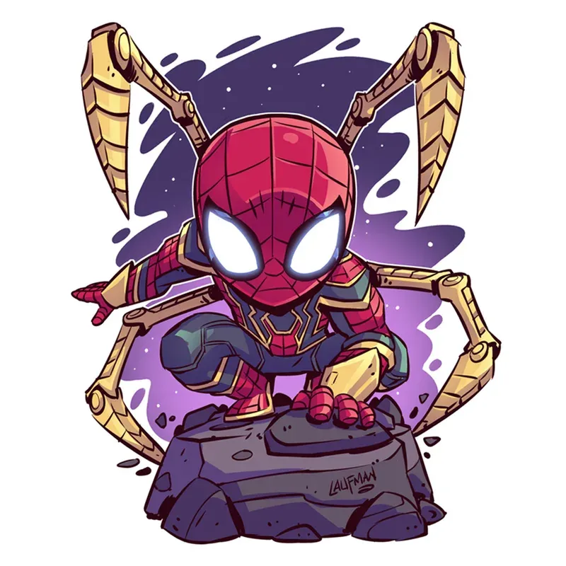 ảnh Spiderman Chibi 28