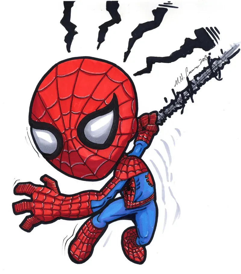 ảnh Spiderman Chibi 32