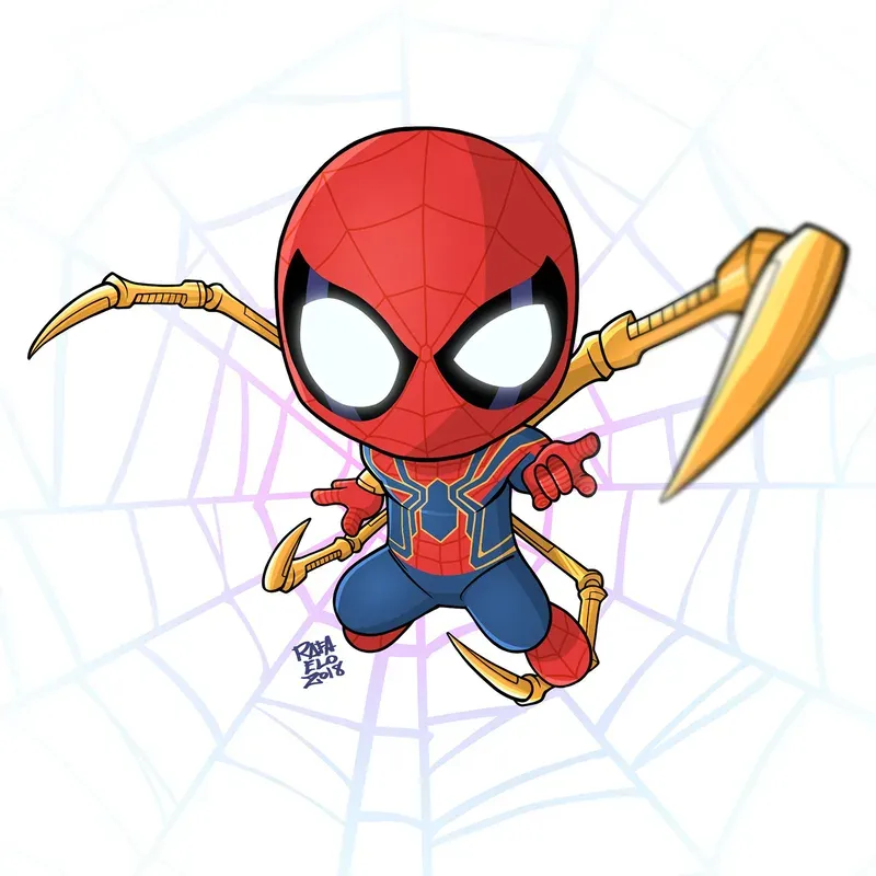 ảnh Spiderman Chibi 33