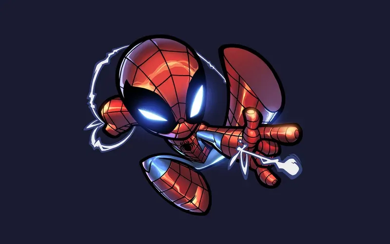 ảnh Spiderman Chibi 36