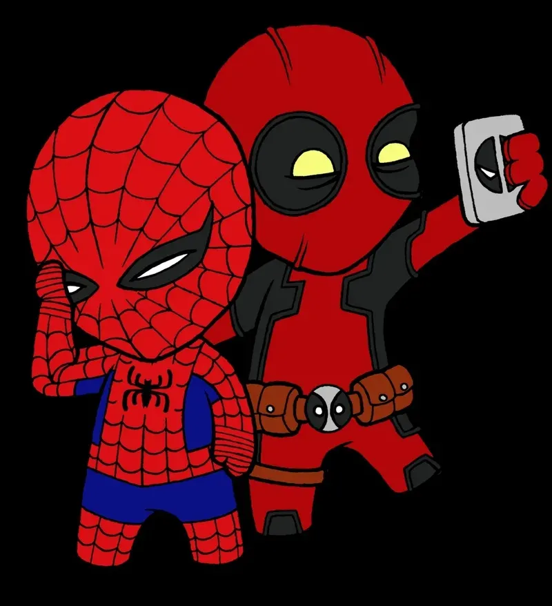 ảnh Spiderman Chibi 47