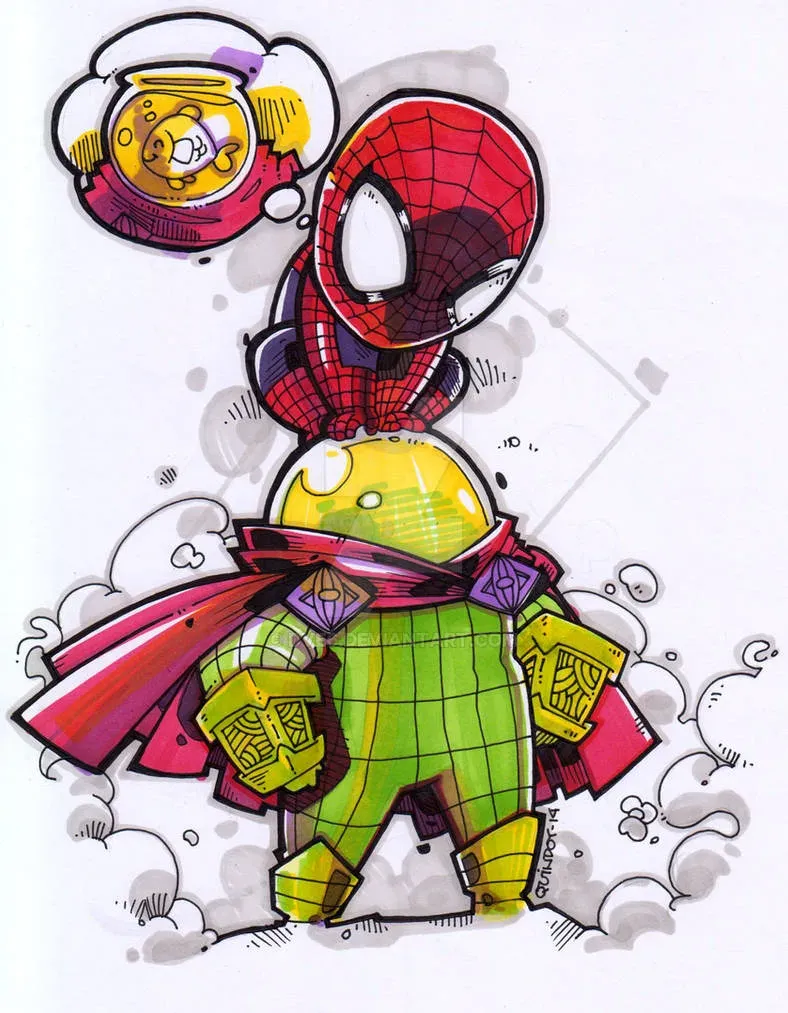 ảnh Spiderman Chibi 49