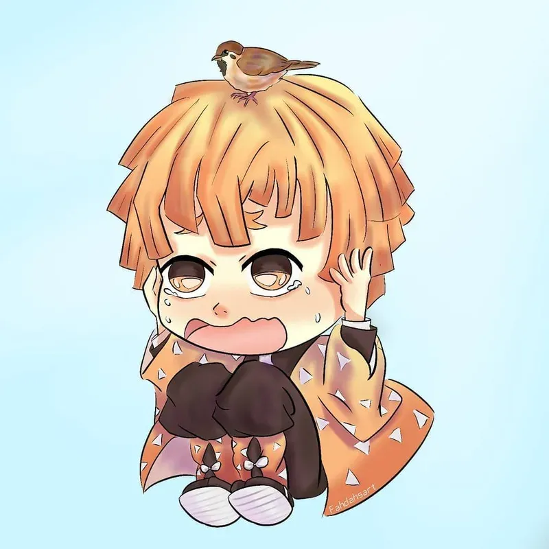 ảnh zenitsu chibi 22