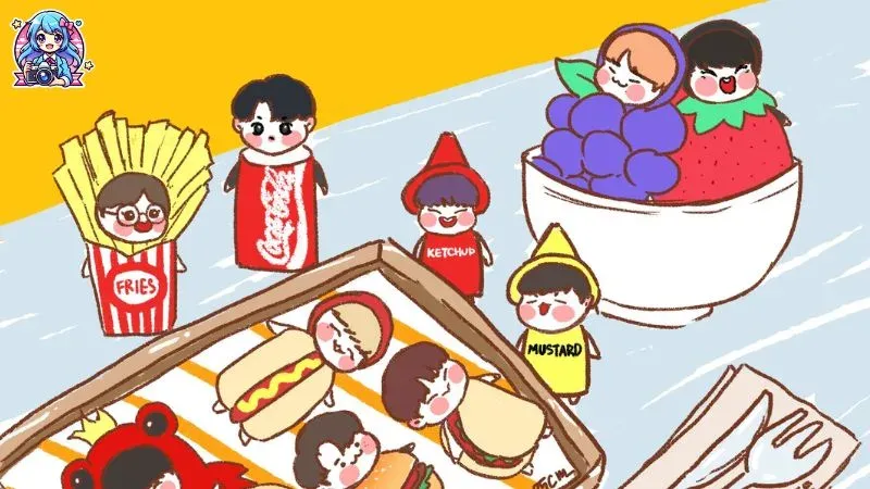 Download 300+ hình ảnh chibi ăn vặt cute chất lượng cao