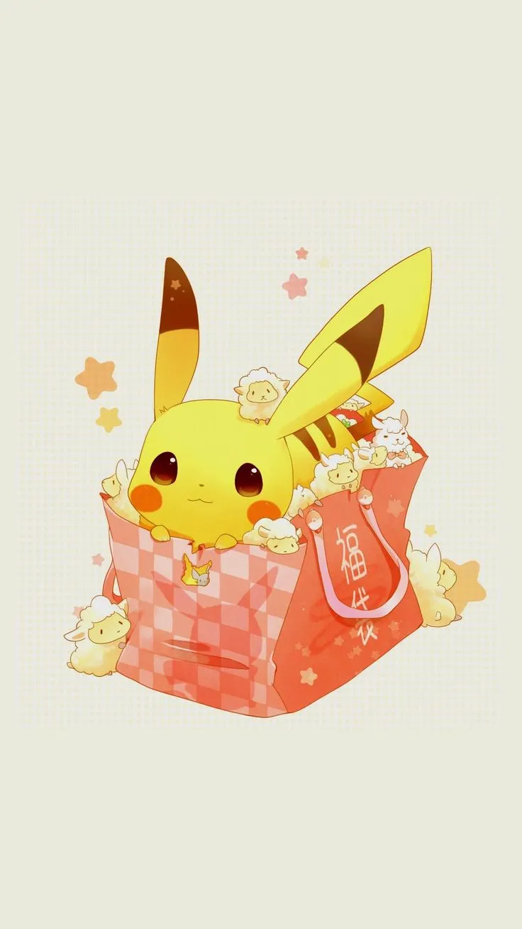 chibi ảnh pikachu cute 1