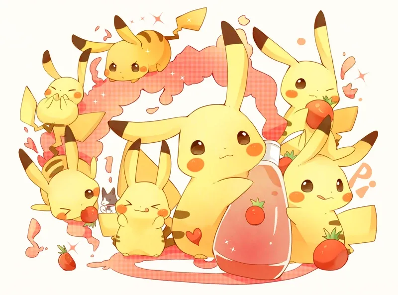 chibi ảnh pikachu cute 26